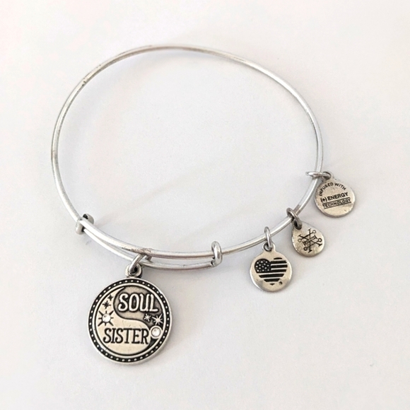 𝅺ALEX and ANI Soul Sister Expendable Stackable Bracelet - Picture 3 of 5